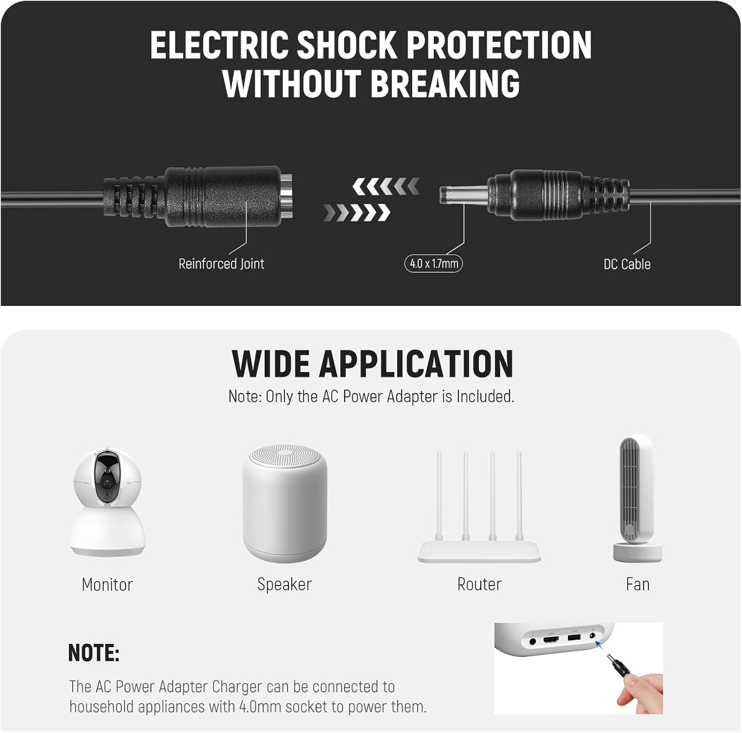 NEEWER Replacement for EN-EL14 Dummy Battery with AC/DC Coupler Power Adapter, EP-5A Power Supply Compatible with Nikon D5600 D3300 D3500 D5100 D5500 D3100 D3200 D3400 D5200 D5300 Df Camera