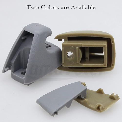 Miniatura 5 de 2 piezas de soporte de clip de visera solar interior para Chevy Silverado 07-13 Tahoe reemplazo para GMC Sierra 1500 para Yukon 07-13. OEM 15882854.