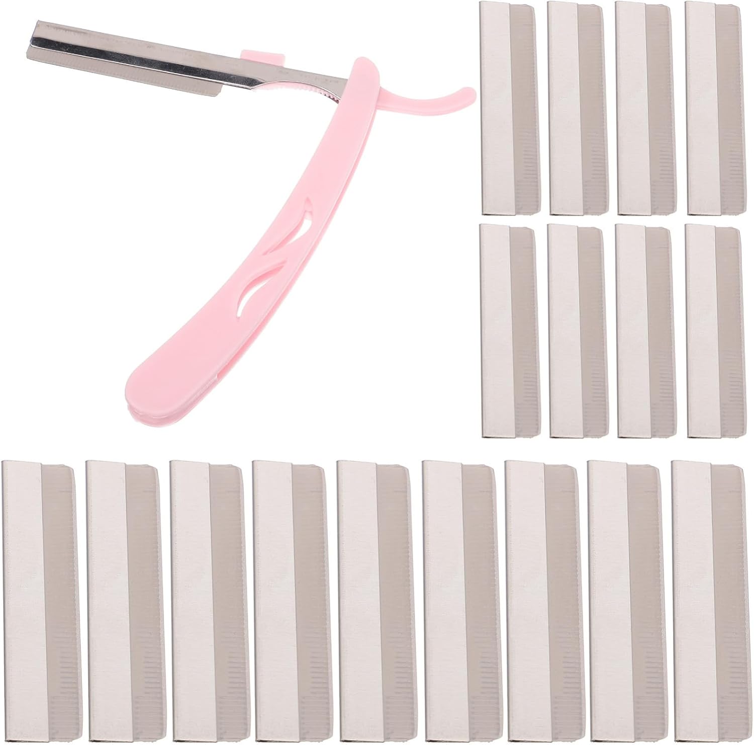 Stainless Steel Eyebrow Trimmer Set 101 Piece Folding Razor