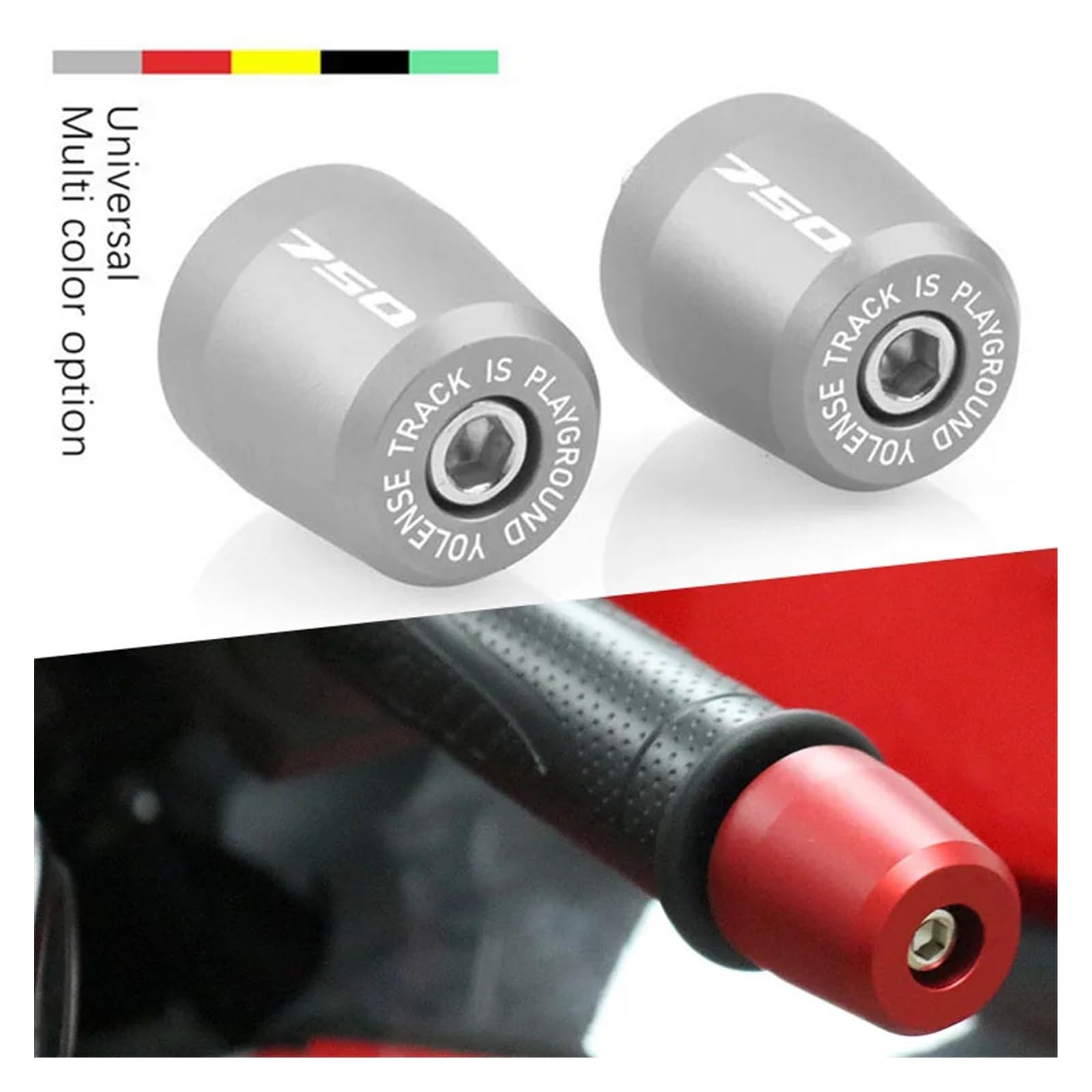 Manubrio CNC Per Moto, Manopole, Estremità, Cursori, Tappi, Copertura Cursore Per Ho&nda Per Forza 350 750 Terminali Manubrio