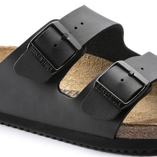Birkenstock Sandale Arizona, Superlauf, Birko-Flor, schwarz, schmal, Größe 43 1018223-43 (Pantolette Schuh Halbschuh Latsche Zweischnaller Berufsschuh Schuhe Birki Arizona Slipper Pantoffel) – Bild 5