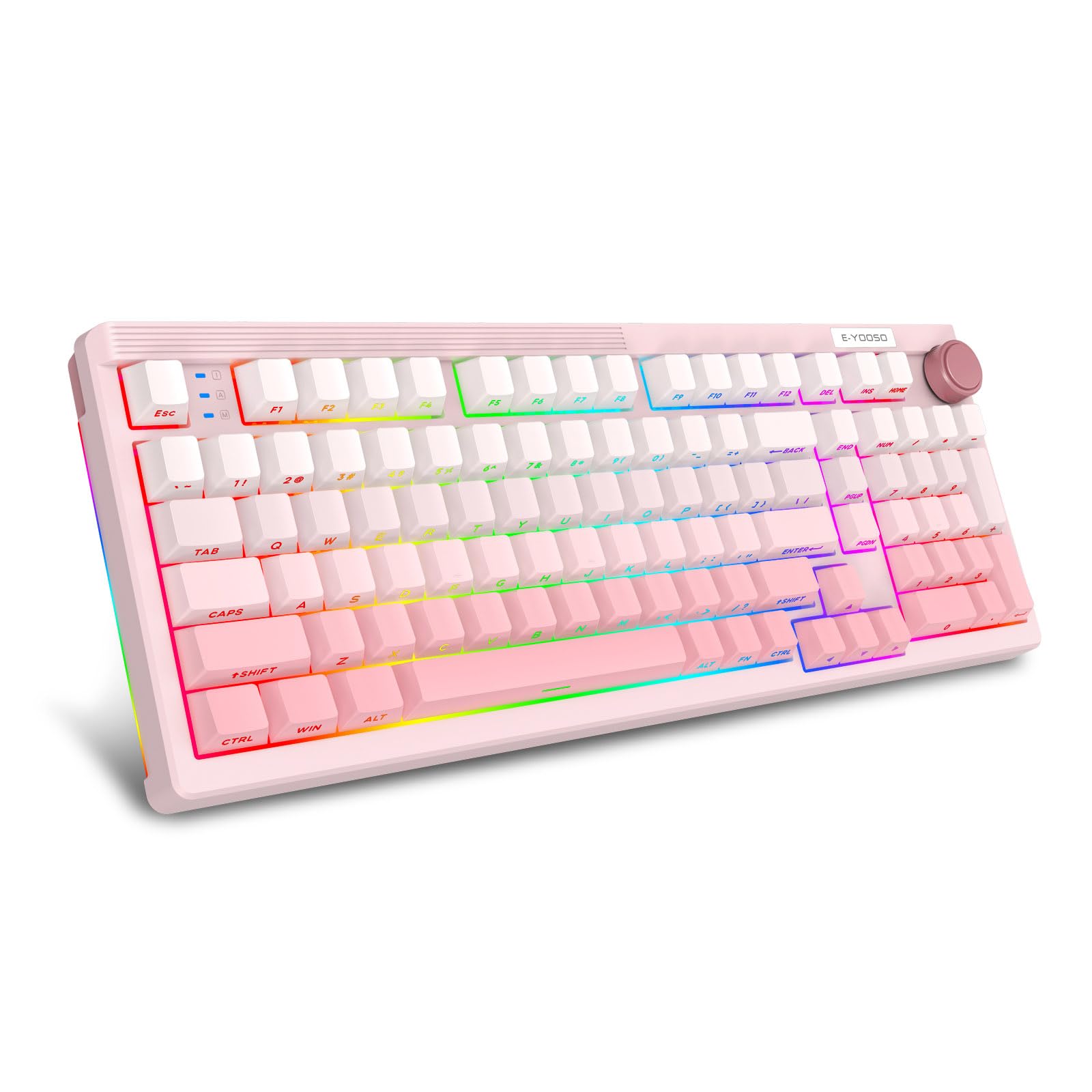 Amazon.com: E-YOOSO Wireless Mechanical Keyboard, 96% Custom