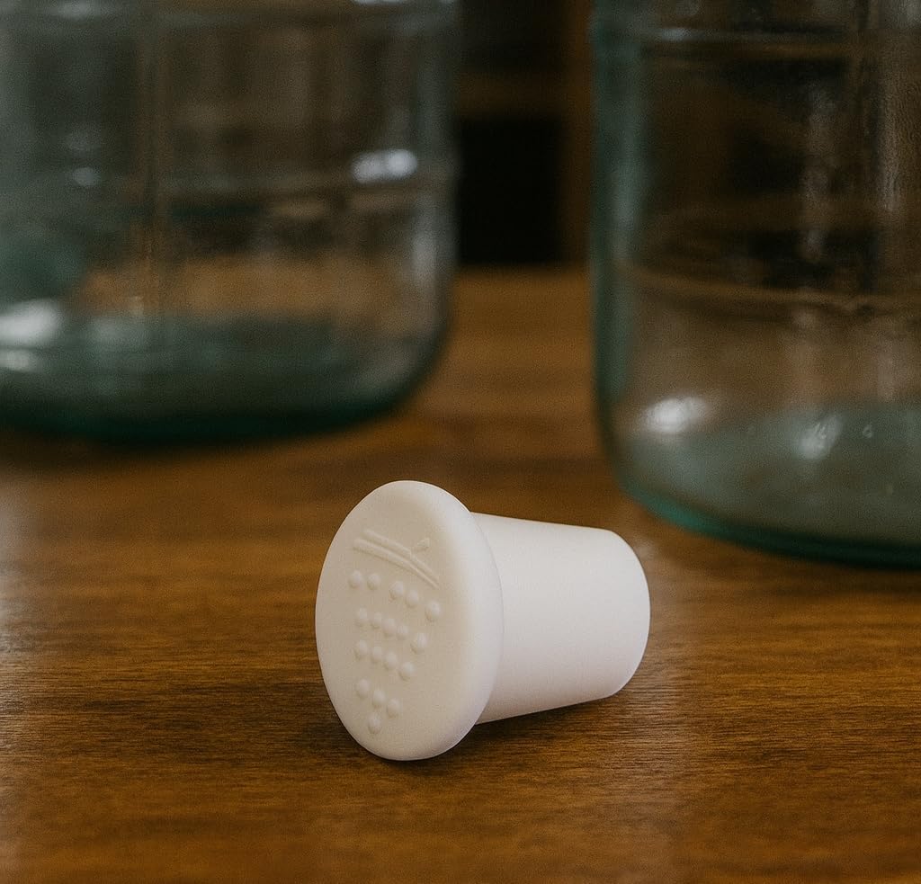 #7 Silicone Bung/Stopper for glass 5 gallon (20 L) Carboys - 5 Pack