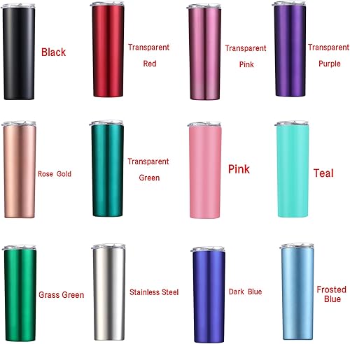 Miniatura 5 de Vasos personalizados con tapas y pajitas vaso delgado grabado con láser vaso delgado personalizado de 20 onzas con nombre de regalo para mujeres y