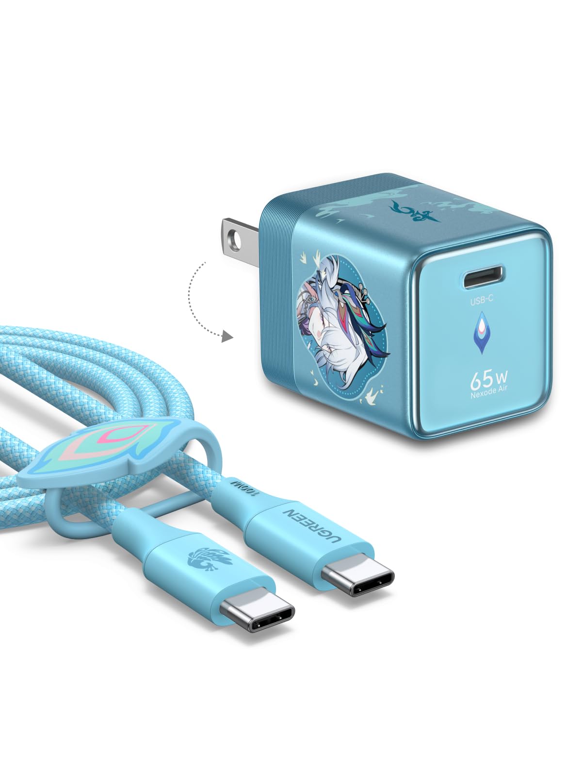 UGREEN×崩壊：スターレイル【爻光限定モデル】 65W 急速充電器 USB-…