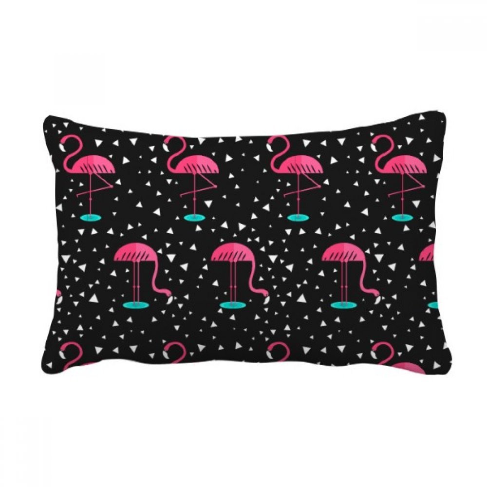 Coussin lombaire flamant rose noir pour soulager le dos