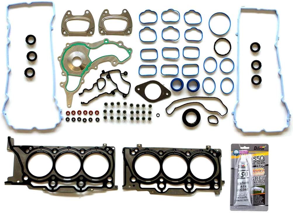 HS26541PT,HS54880 Engine Cylinder Head Gasket Sets Replacement for Chrysler for 200 C 3.6L Sedan 2015-2016 for Dodge for Grand Caravan American Value Package 3.6L Mini Passenger Van 2014-2016