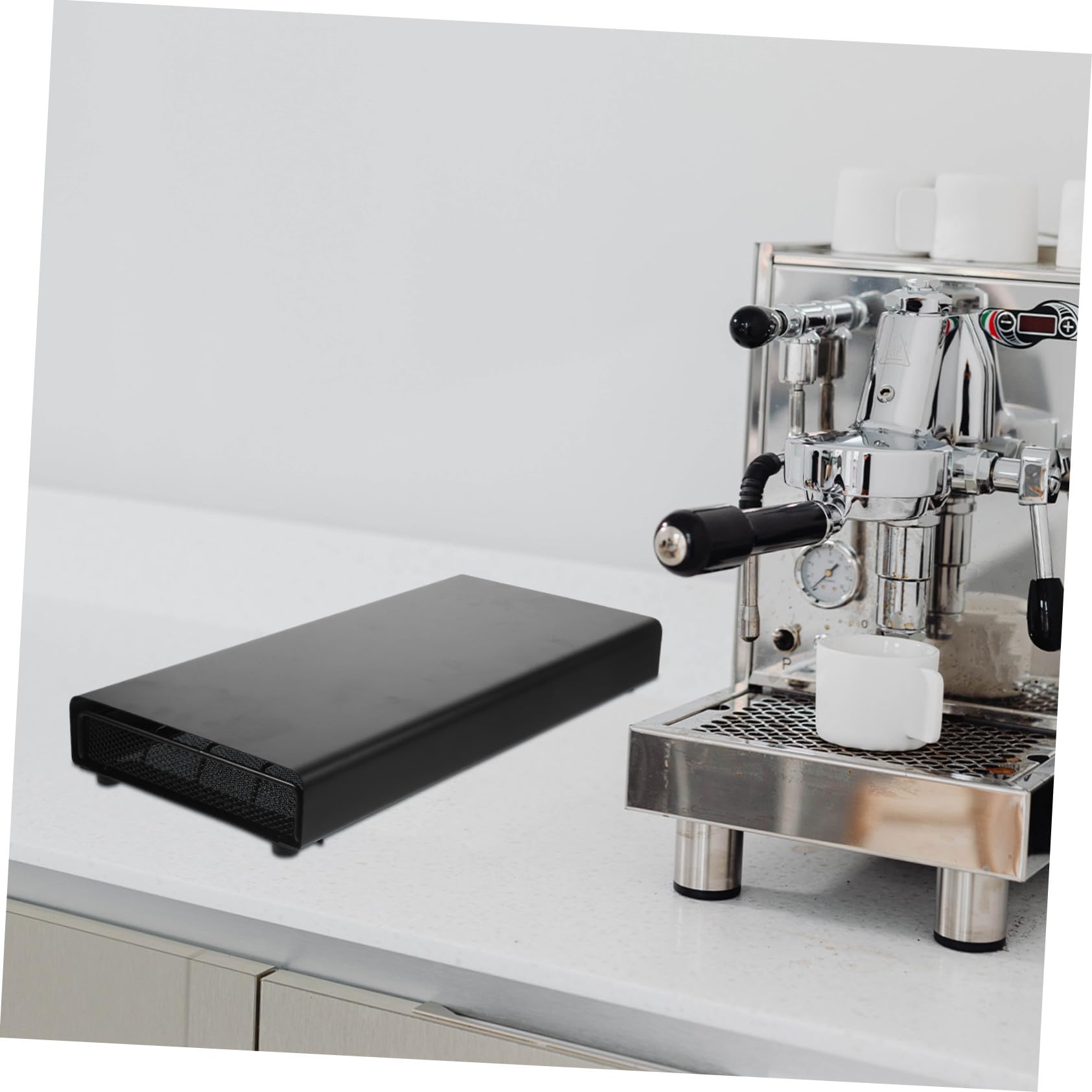 Organizer Cialde Caffè con Cassetto Scorrevole Capsule Gusto Capacità Contenitore Capsule Caffè Stabile e Facile da Pulire per Cucina