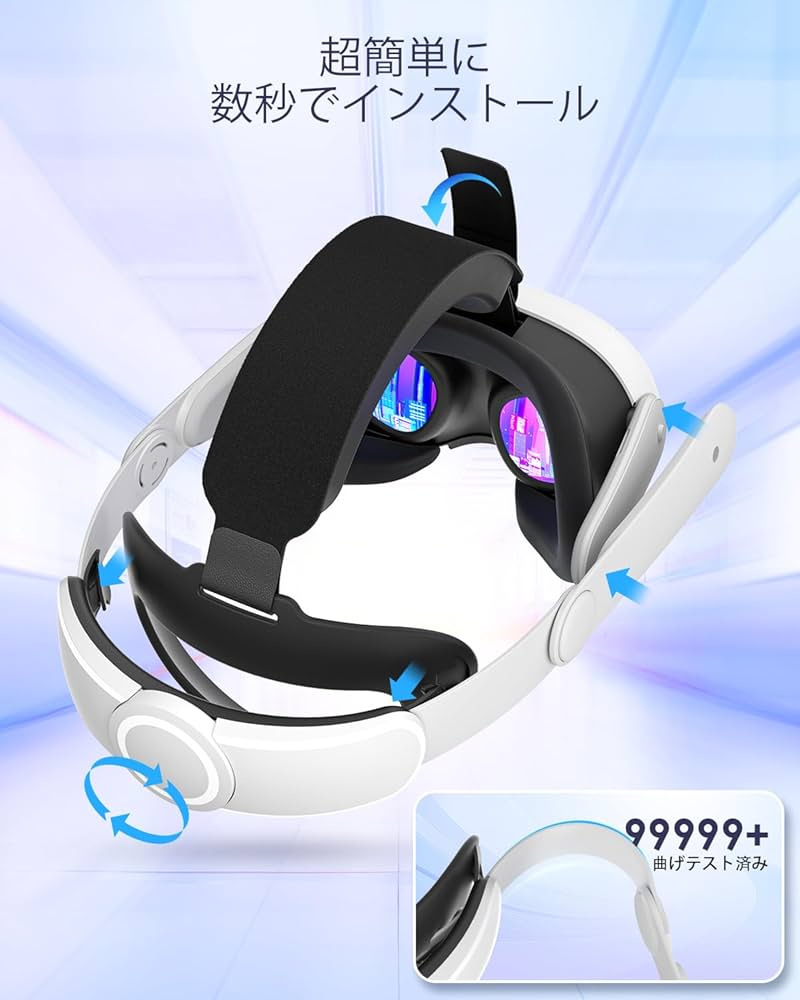Amazon.co.jp: Maecker vr ヘッドストラップ Meta Quest 3 用