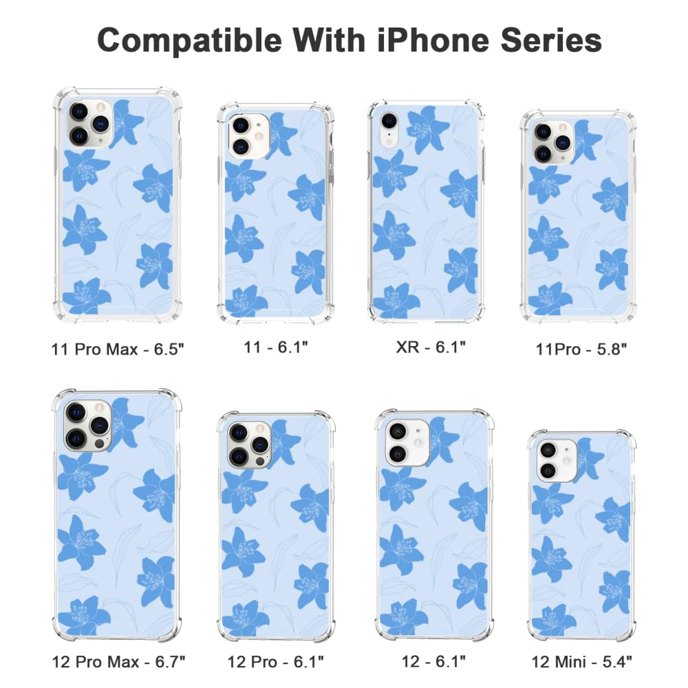 lily　iPhone11ケース Amazon.com: Blue Lily Phone Case Compatible with iPhone 16 15 14