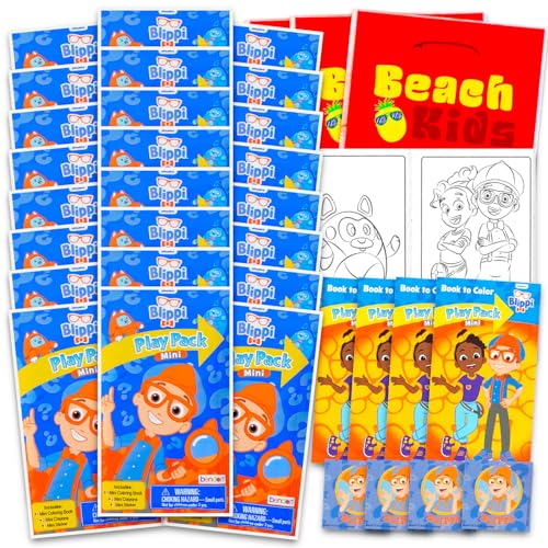 Ensemble de cadeaux de fête d'anniversaire Blippi pour sacs surprises