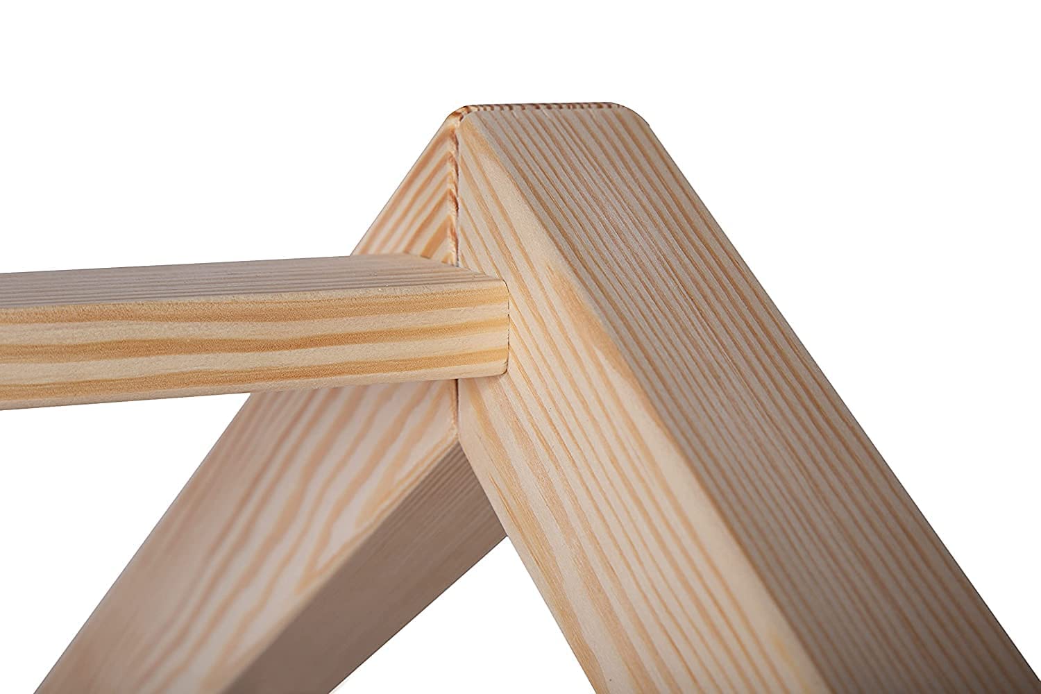 Latternost Lit pour Enfant 70 x 140 cm - Cadre de Lit en Bois de Pin avec Protection Anti-chute