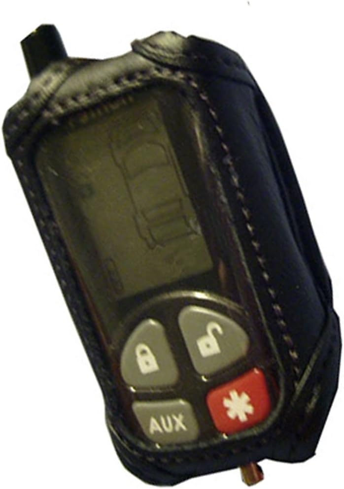 Leather Remote Cover / Case for Python 2-Way Remote Control Models 479P, 489P, 7341P & 7701P