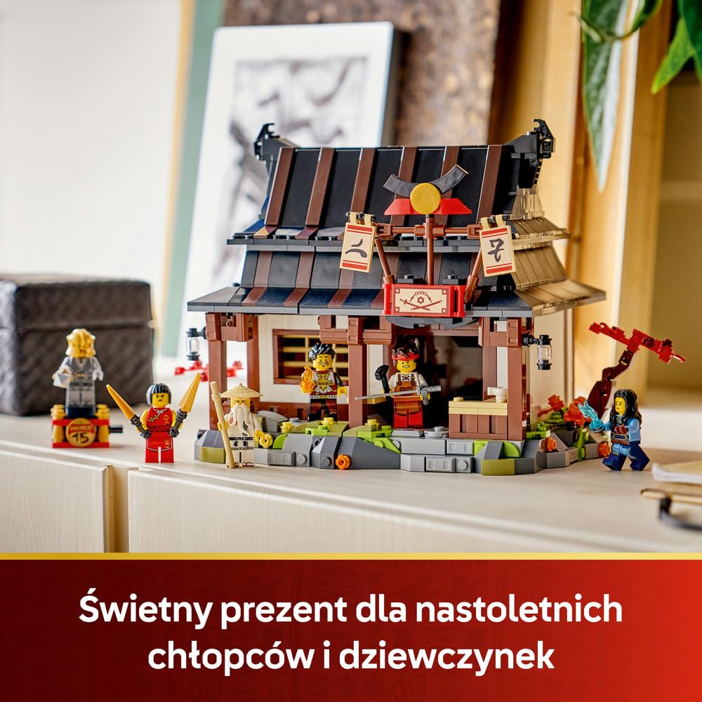 LEGO NINJAGO Kuźnia Cztery Bronie — 15-lecie 71858 | kuźnia ninja, model dla fana, prezent dla fana ninja 14+, edycja 15-lecia, 1259 elementów