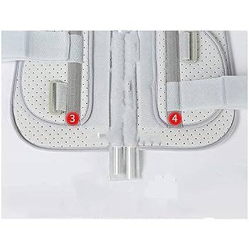 Amazon.co.jp: 膝装具、膝固定安定化骨折足首サポート調節可能な