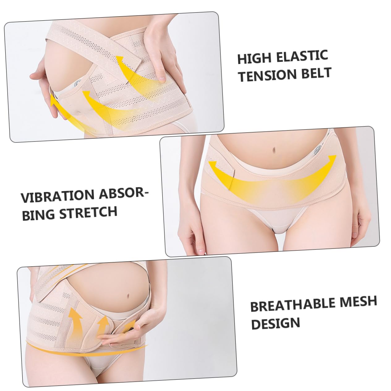 VALICLUD 1set Belly Band for Pregnancy Adjustable Maternity Support Belt for Abdomen Relief Breathable Design for Trimesters Pelvic and Hip Support for Comfort