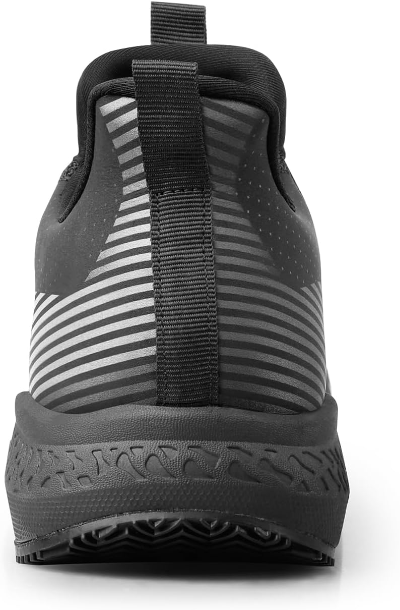 Women's Non Slip Work Shoes Slip Resistant Waterproof Chef Shoe for Restaurant Kitchen Food Service Nursing Hospital Staff Lightweight Walking Sneakers with Slip-On Design - Image 3