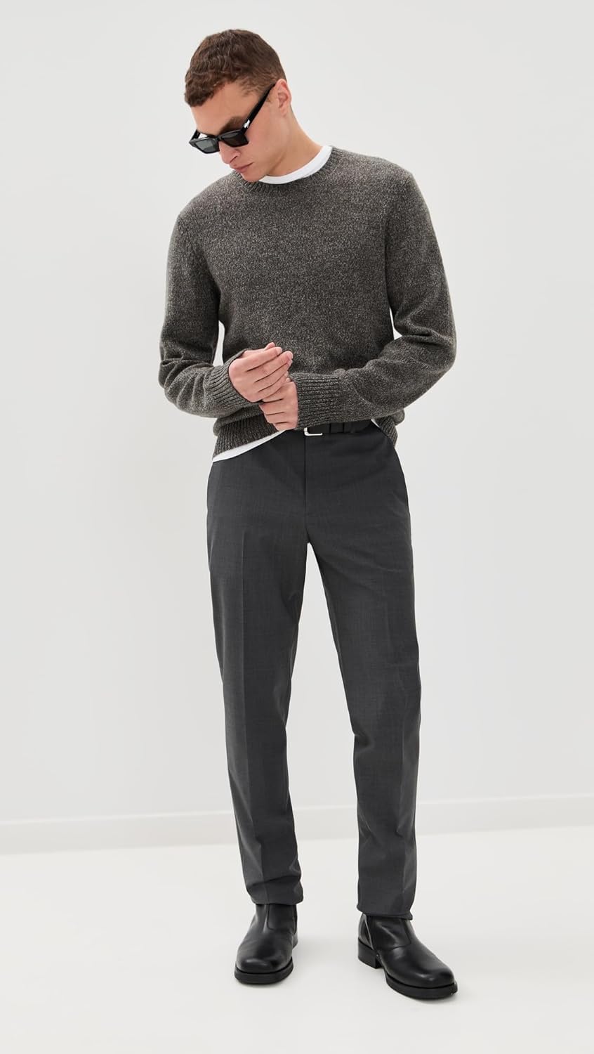 Officine Generale Men's Mycrew Marl Wool Cashmere - Image 5
