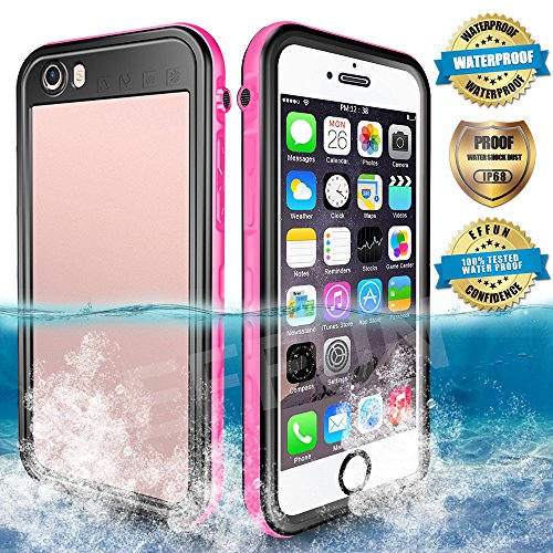 EFFUN Waterproof iPhone 6/6s Case, IP68 Certified Waterproof Underwater Cover Dirtproof Snowproof Shockproof