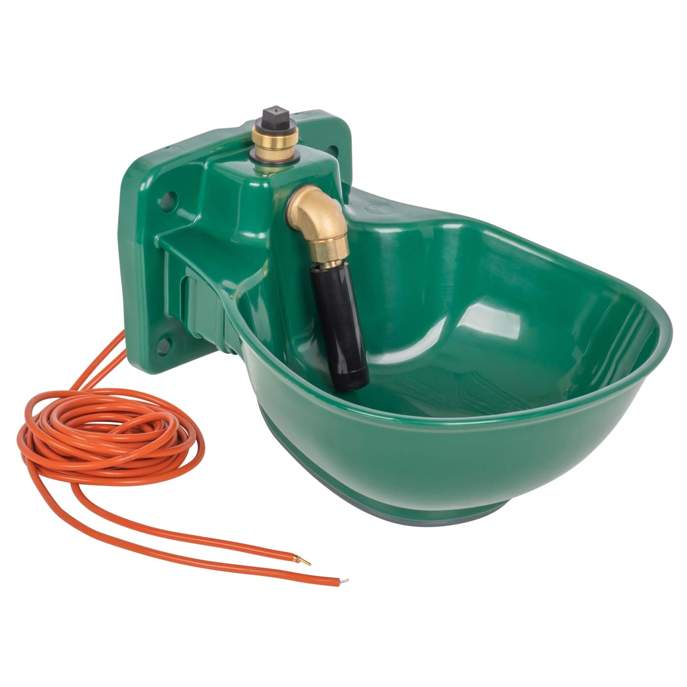 VOSS.farming beheizte Tränke Thermo P25-230V Plus mit Rohrbegleitheizung, 72 Watt, 230V Anschluss möglich, automatisches Thermostat, Spezialkunststoff, Frostschutz