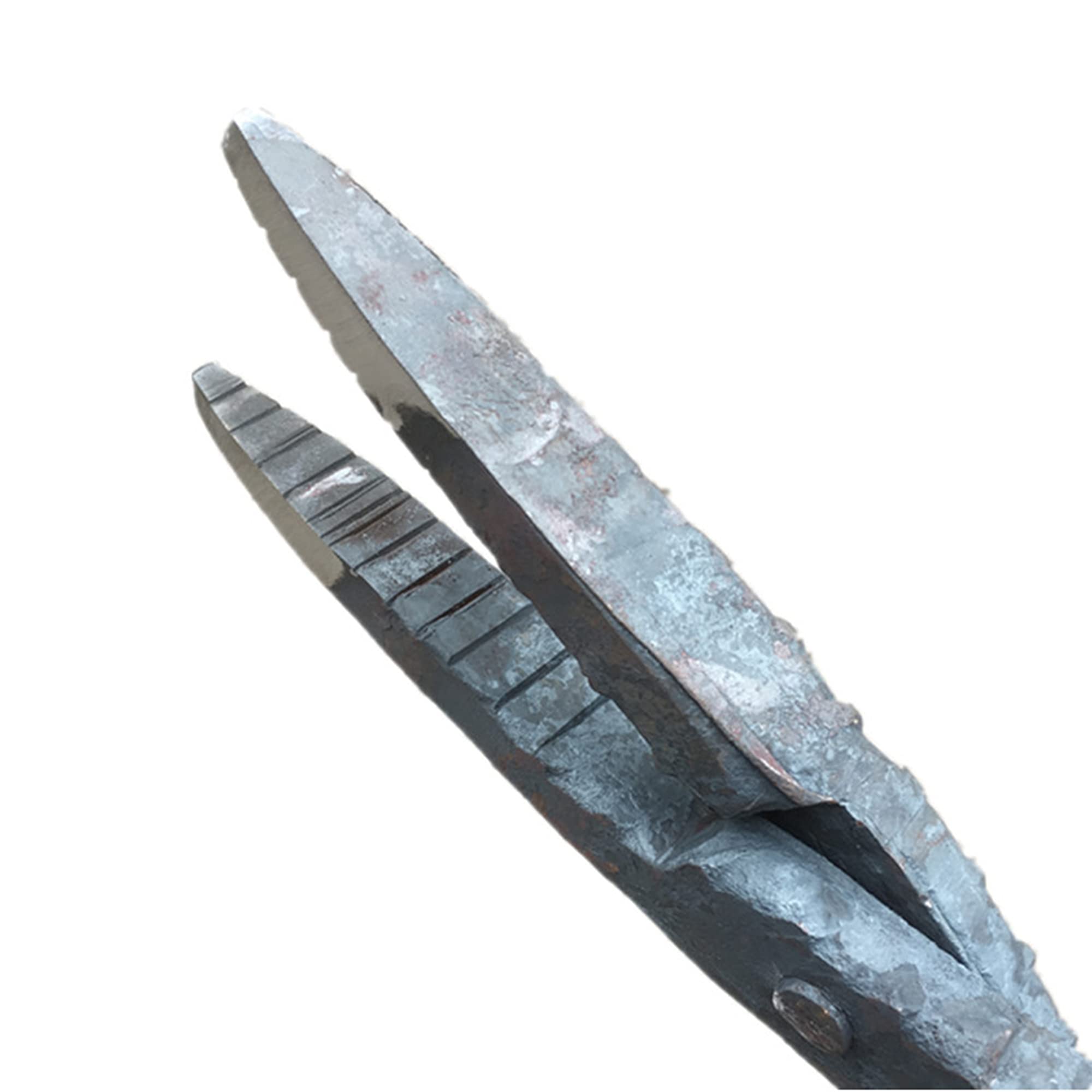 Tenaza de Forja Pinzas Planas Pinzas de Herrero para Anvil Vise Forge 80cm 3.0kg Tenaza de Forja Nariz Plana para Ingeniero Herrero