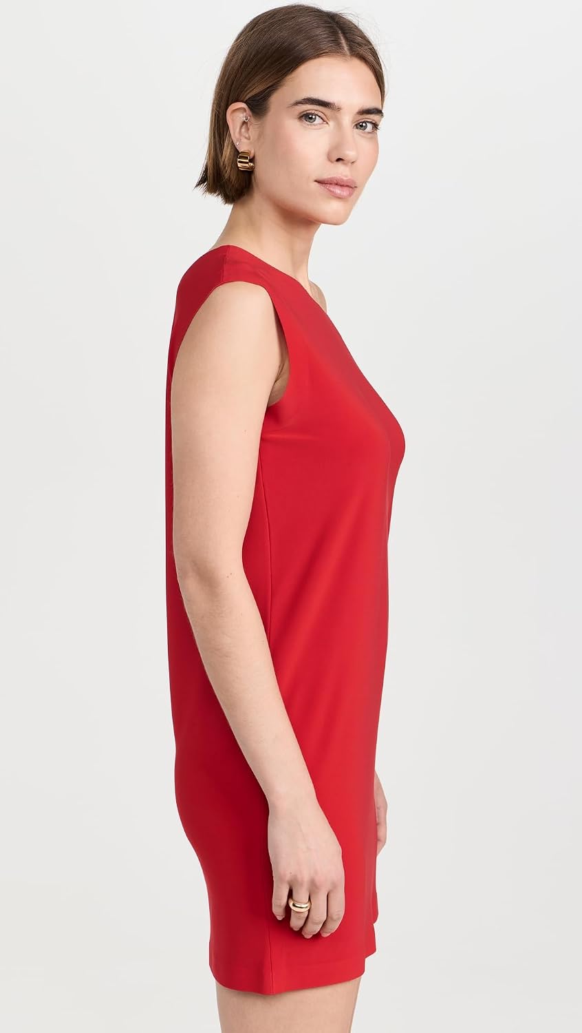 Norma Kamali Women's Drop Shoulder Mini Dress