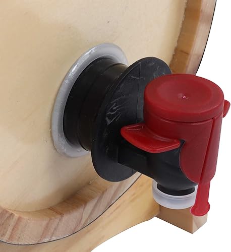 Miniatura 2 de Wine Oak Barrels, Clear Wood Grain Oak Aging Barrels for Bar (1L)