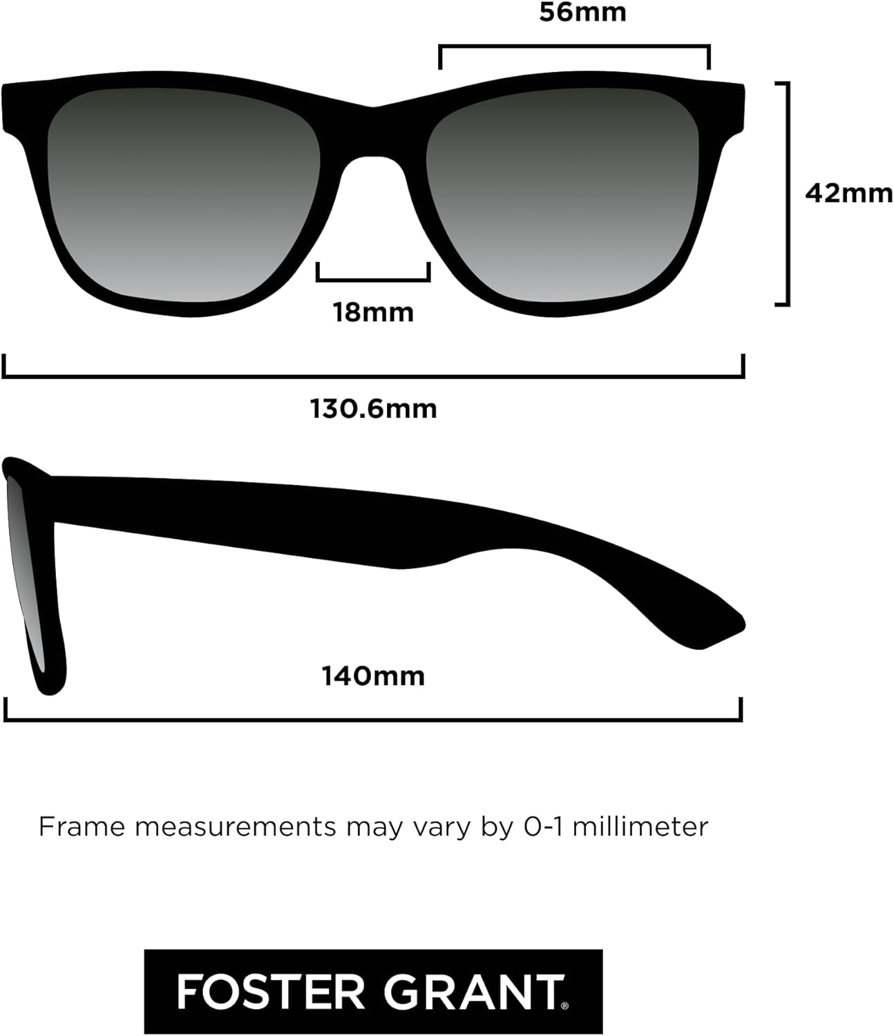 Foster Grant Sutton Polarized Sunglasses For Women, Brown Tortoise Shell Sunglasses - Image 5