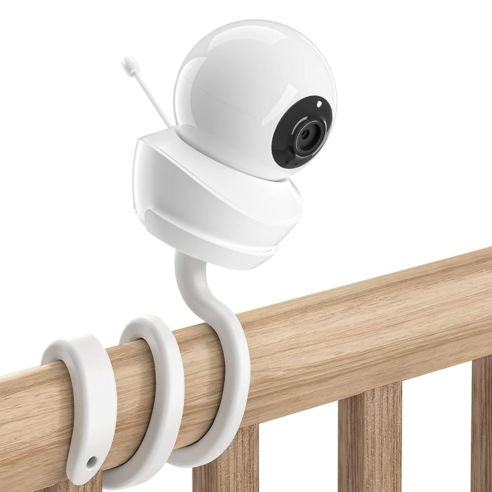 Monitor Halterung für Babysense Babyphone S2/V43, Flexibel Babyphone Kamera Mount für Babysense Video Baby Monitor, Babyfon Halter Clip Holder für Babybett