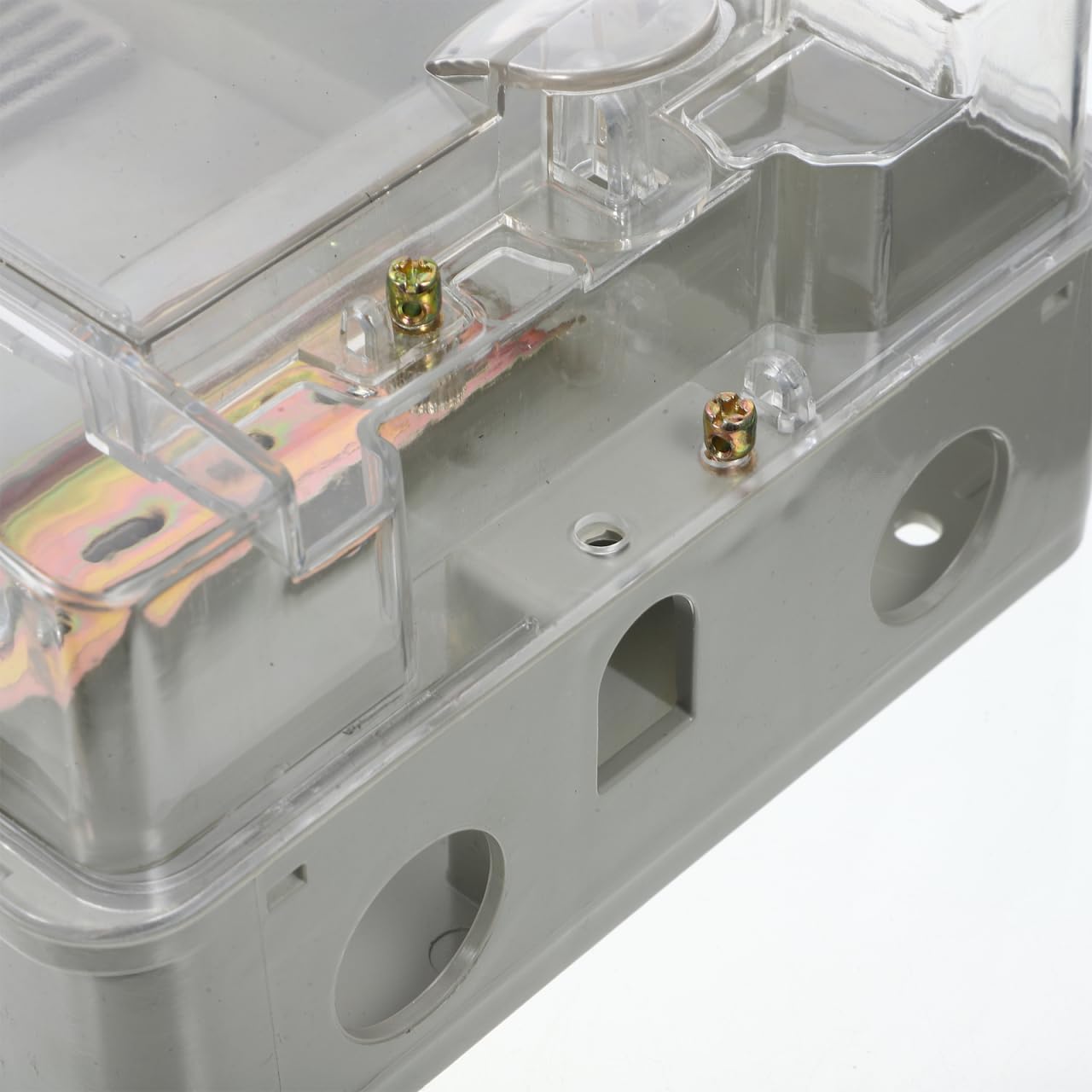 ARTIBETTER Waterproof Outdoor Electrical Box 13X7X3.74 Inch Clear Energy Meter Box with Uv Stabilized Cover and Transparent Front Panel for Home Power Distribution