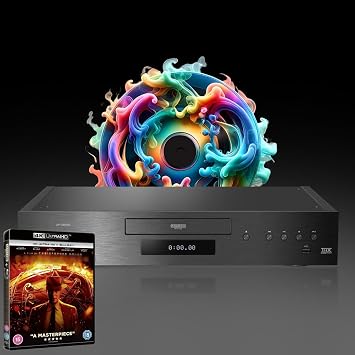 Blu-ray Player Compatible with Panasonic DP-UB9000 MultiRegion Blu-ray Region A, B & C - DVD Regions 1-8 - Bundle Including 0ppen. 4K UHD Disc