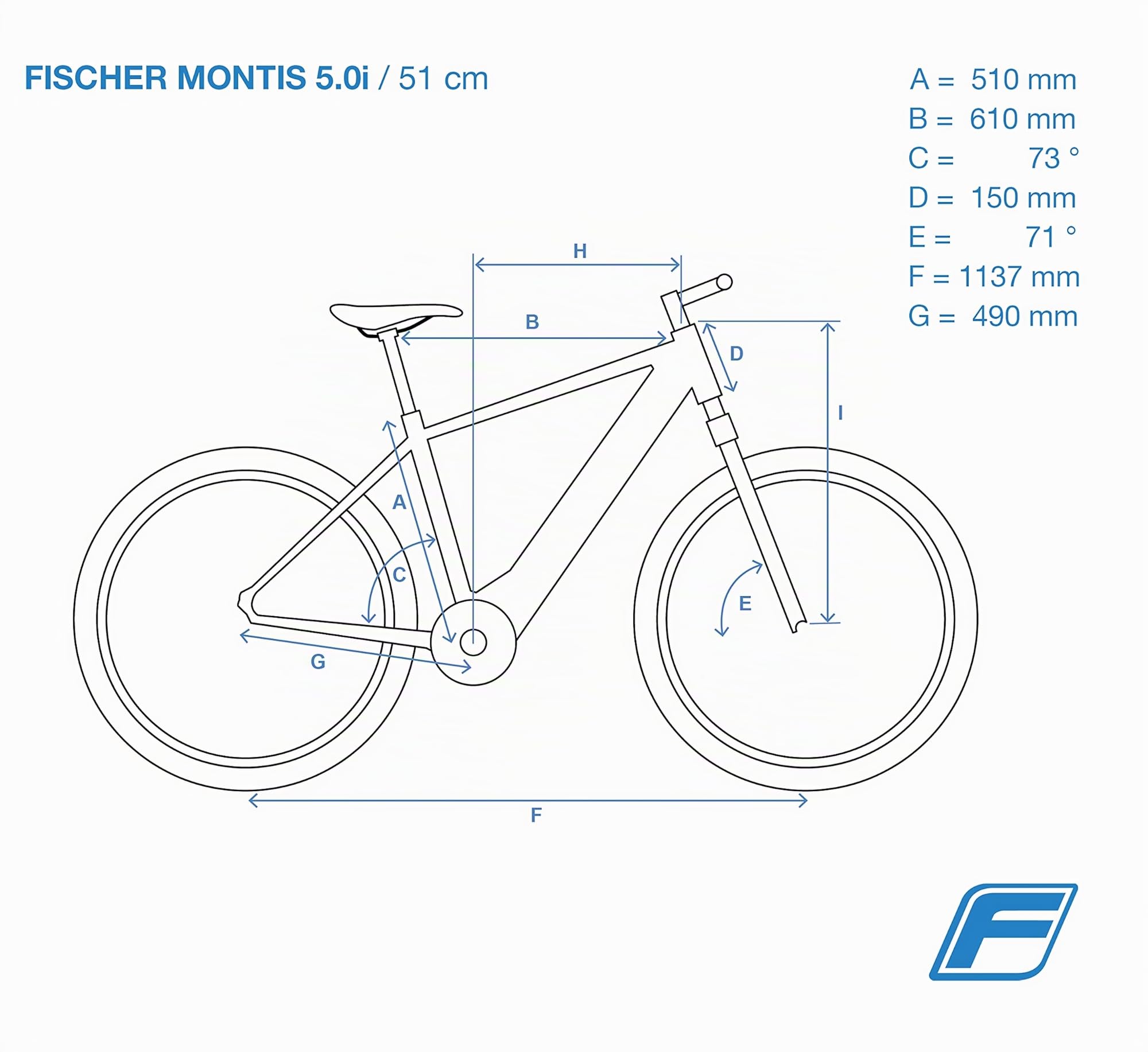 Fischer Bicicletta elettrica pieghevole Agilo 2.0, per uomo e donna