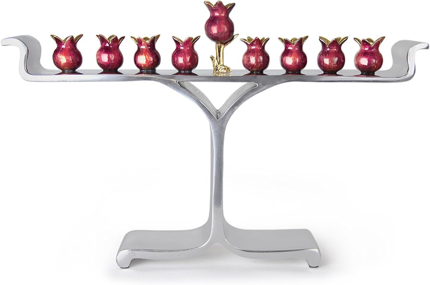 Quest Collection Red Pomegranate Menorah