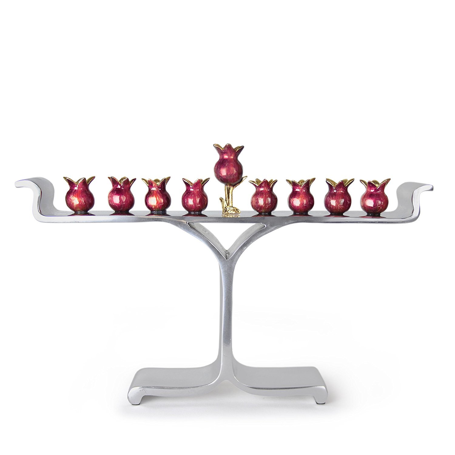 Quest Collection Red Pomegranate Menorah