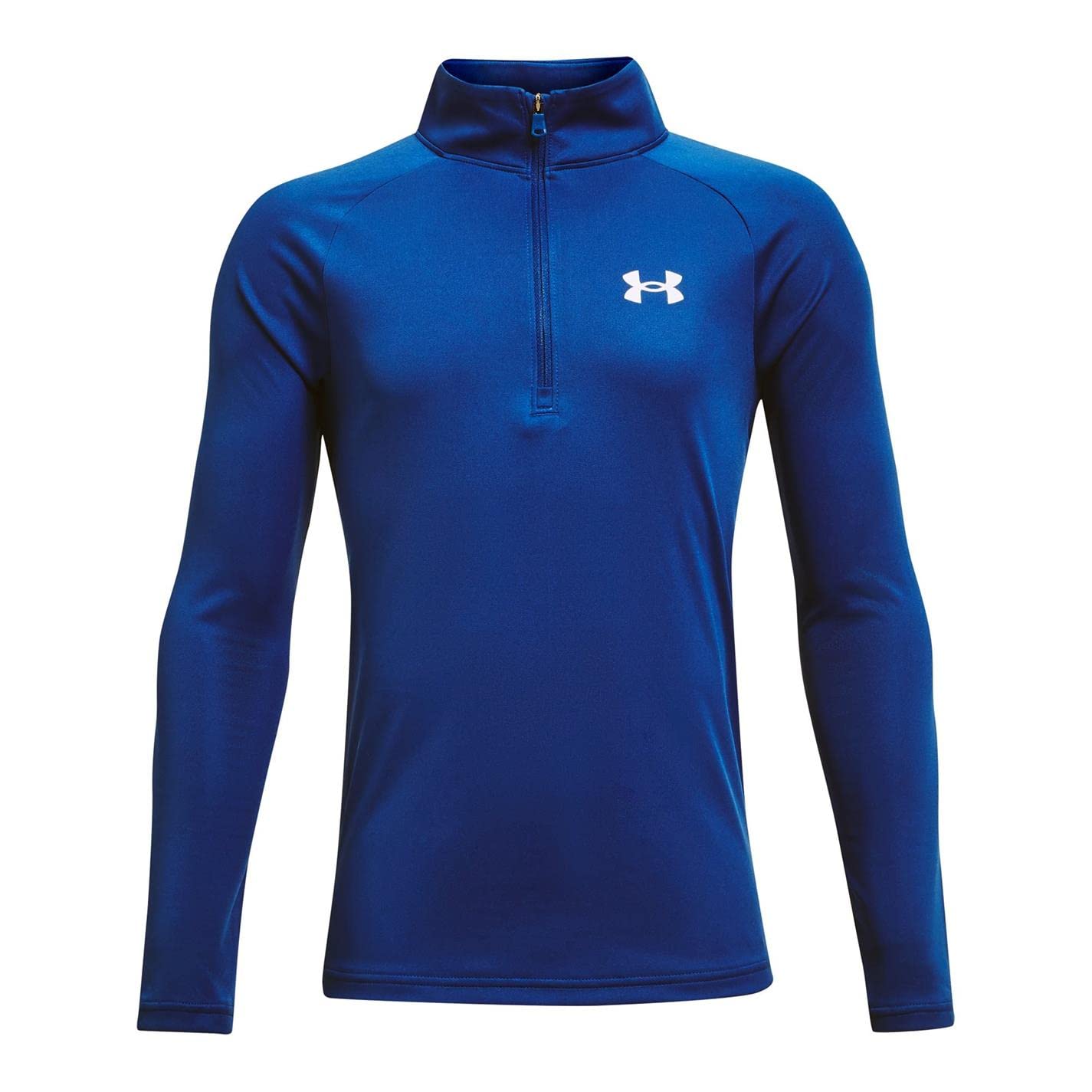 Under Armour Boys UA Tech 2.0 Half Zip Blue Atlantis 13 Years