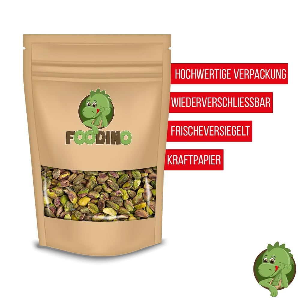FOODINO 2,5kg Pistazien geschält naturbelassen ohne Schale unbehandelt
