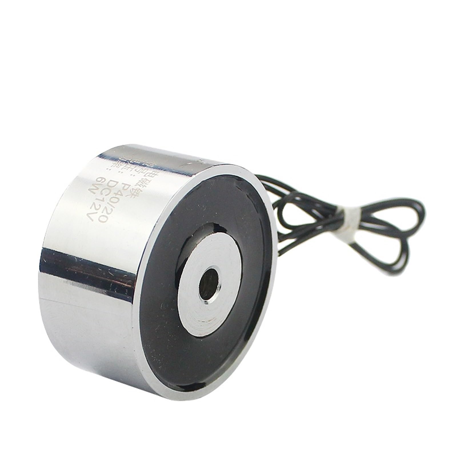 Electroaimant 12V DC industriel LY4020 solénoïde de levage rond 35kgs