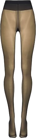 جوارب طويلة فردية من Wolford مكونة من 10 قطع للتحكم للنساء، جوارب طويلة شفافة لدعم الخصر، حزام خصر ناعم من القطن