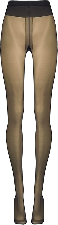 جوارب طويلة فردية من Wolford مكونة من 10 قطع للتحكم للنساء، جوارب طويلة شفافة لدعم الخصر، حزام خصر ناعم من القطن