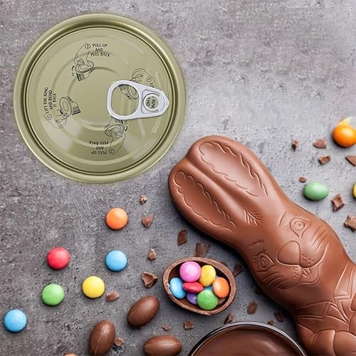 Miniatura 8 de Recipientes de metal para alimentos sellados, latas de galletas, lata vacía, lata autosellable, lata de café, latas de comida para mascotas,