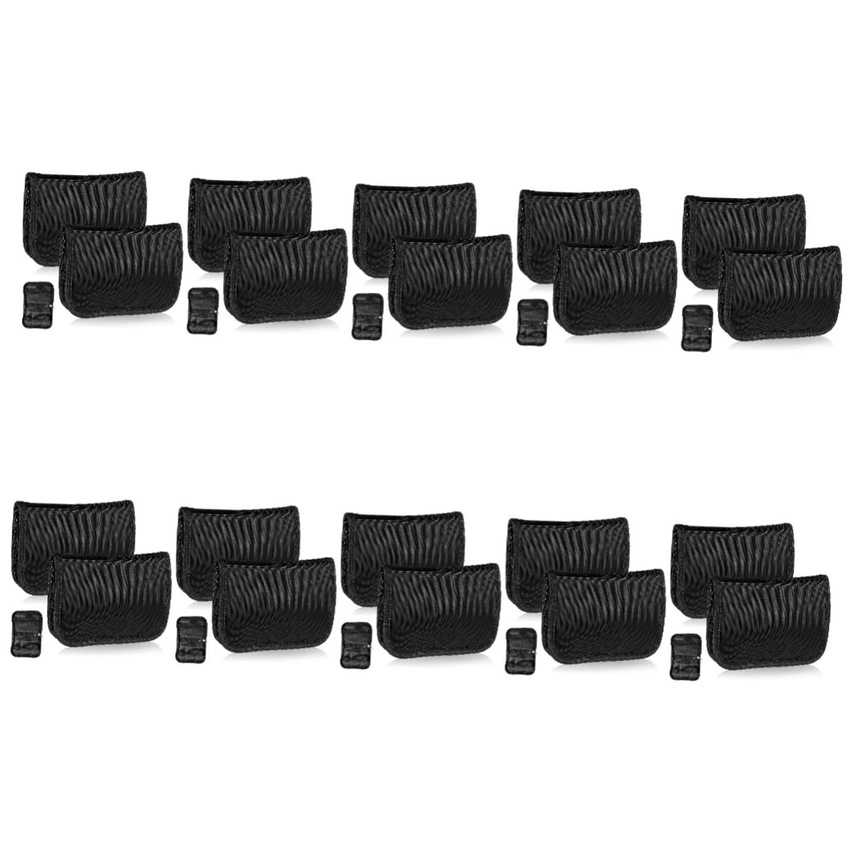 10 Set Borsa Viaggio Oxford Per Glucometro E Pulsossimetro Custodia E Resistente Urti Per Uso E Trasporti Nero 2 Pezzi * 10