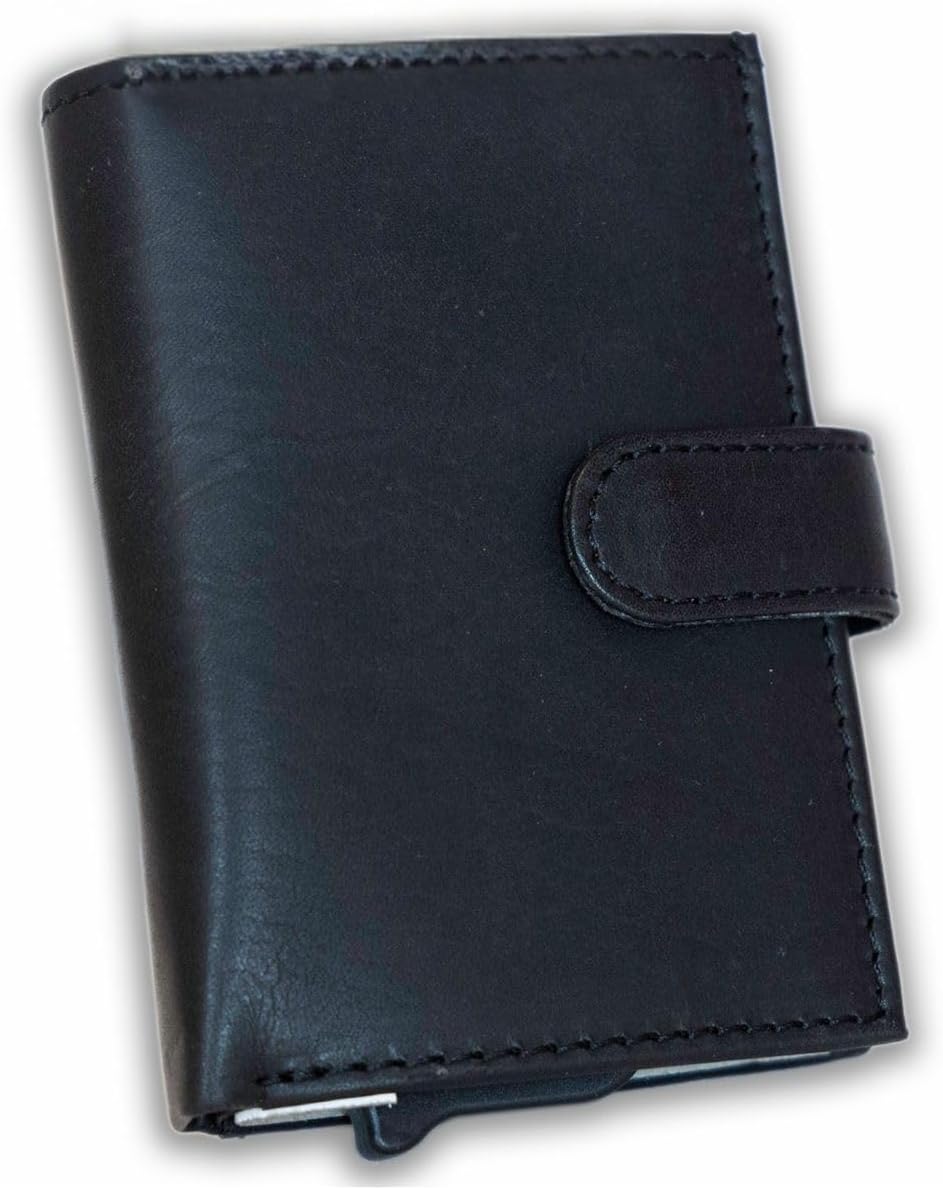 Lady Conceal Nova Leather Compact RFID Protected Wallet (Cognac)