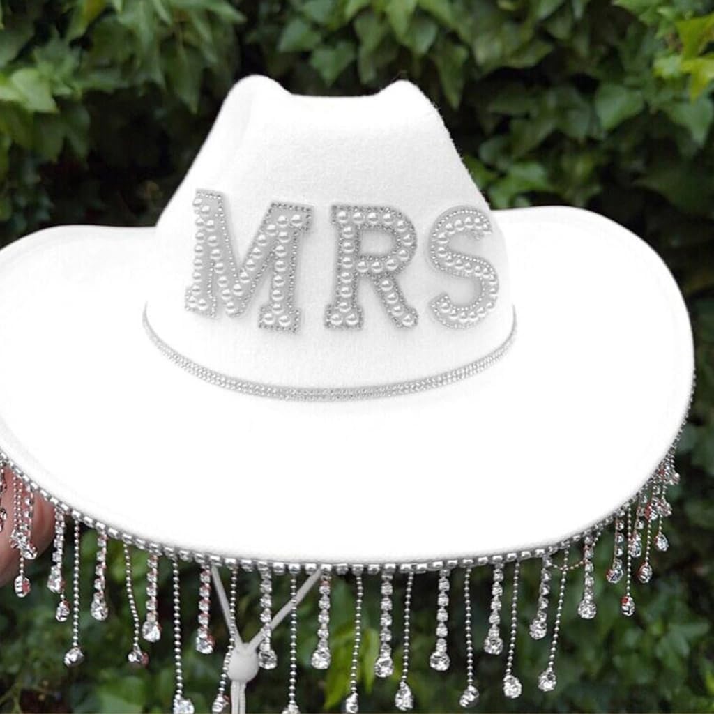 Tassel Cowgirl Hat Tassel Cowboy Hat Bachelorette Party Hat Bridal Party Hat