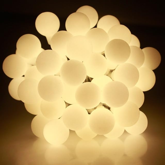 Waterproof Berry Ball Fairy Lights 10M 100 LED Warm White, 8 Light Effects, Indoor/Outdoor,10M Lead