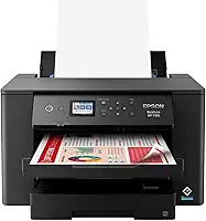 Epson Impressora sem fio de grande formato Workforce Pro WF-7310 com impressão de até 33 x 48 cm, impressão automática nos dois lados até 28 x 43 cm, capacidade de 500 folhas, tela colorida de 6 cm, aplicativo Epson Smart Panel