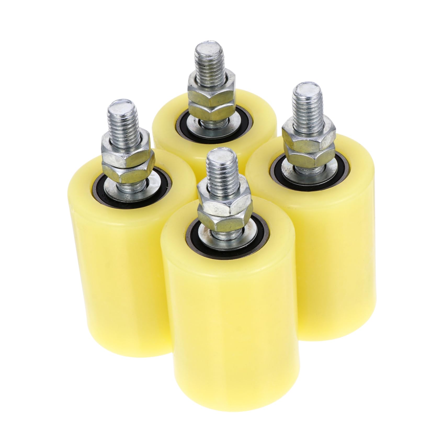 Guide de portail électrique silencieux avec roue en nylon 50x70 anti-vibration sur rail