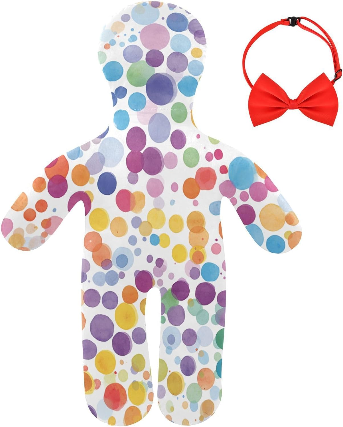 Cotton Blend Human Pillow Large Size Bed Pillows Better Sleep for Kids Watercolor Dot Seamless