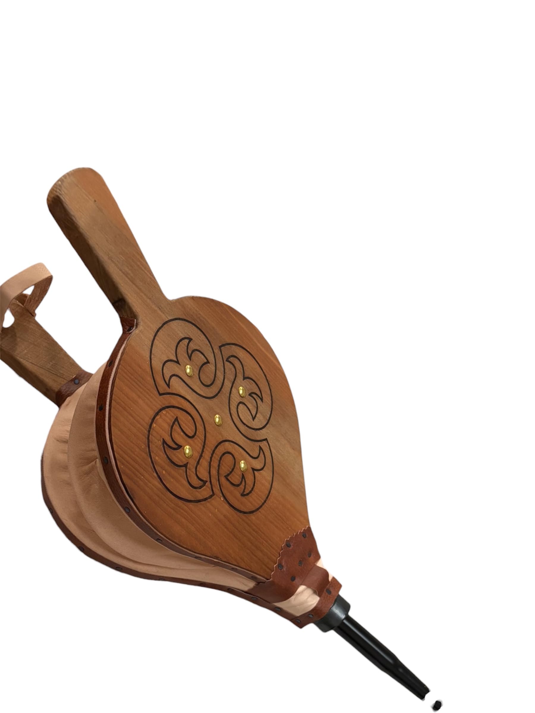 Todo Cultivo Soffietto per camino o barbecue in legno e pelle 52 cm.
