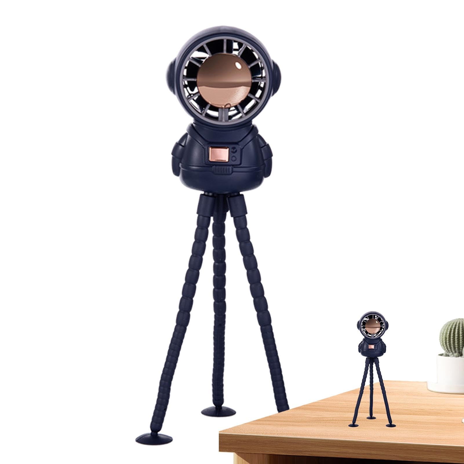 Ventilatore Da Passeggino Portatile - Clip Girevole 360° Con Treppiede, 3 Velocità, Ricaricabile - Foto 8