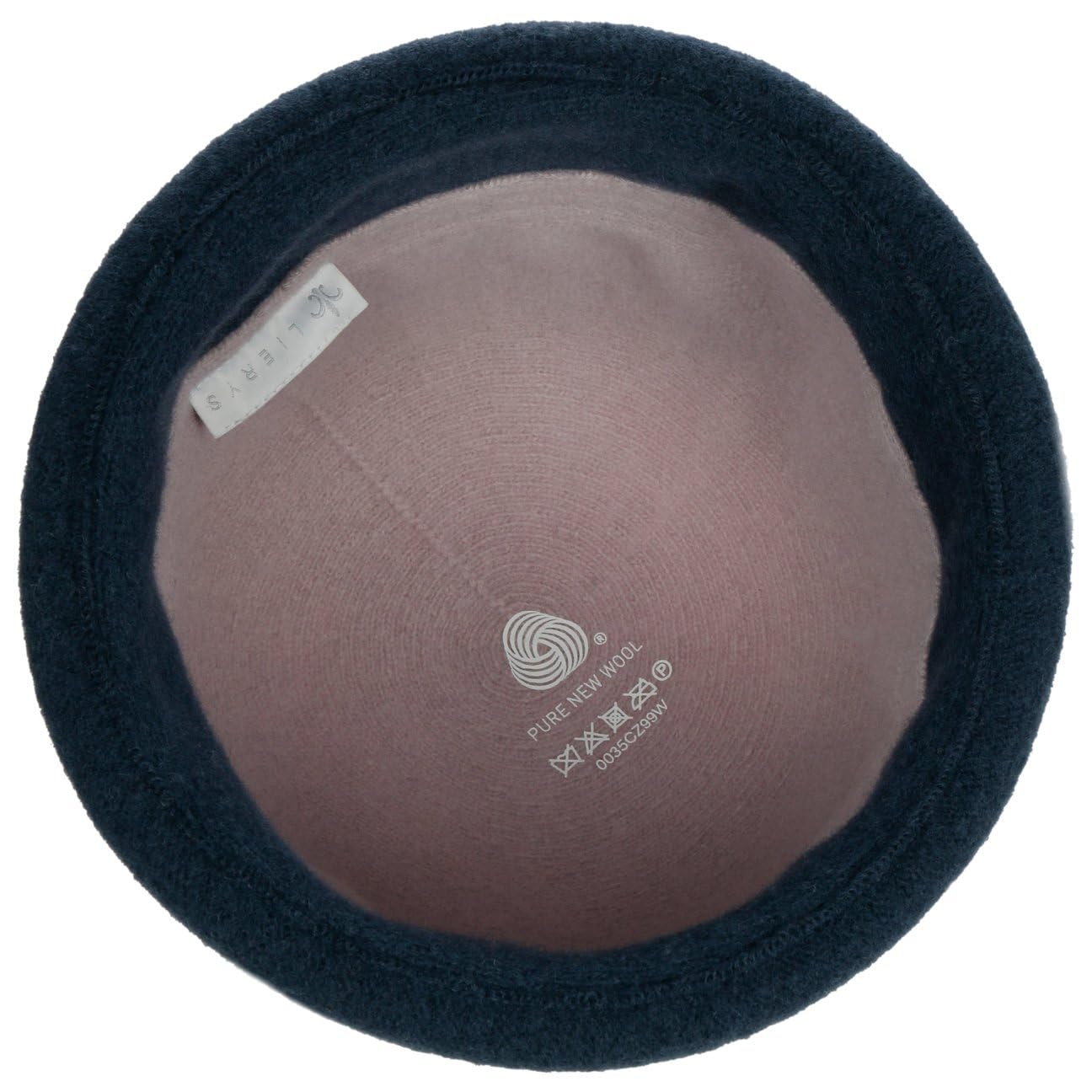 Lierys SOMBREROSHOP Oretka Toque Gorro Cloche de Lana hervida Hecho en UE Mujer Otono Invierno